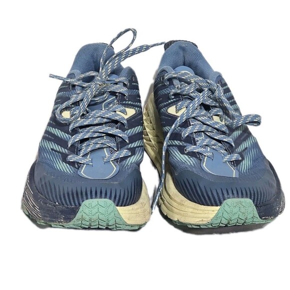 Hoka One One Shoes Speedgoat 5 Running Blue Womens Size 8.5 - Picture 2 of 10